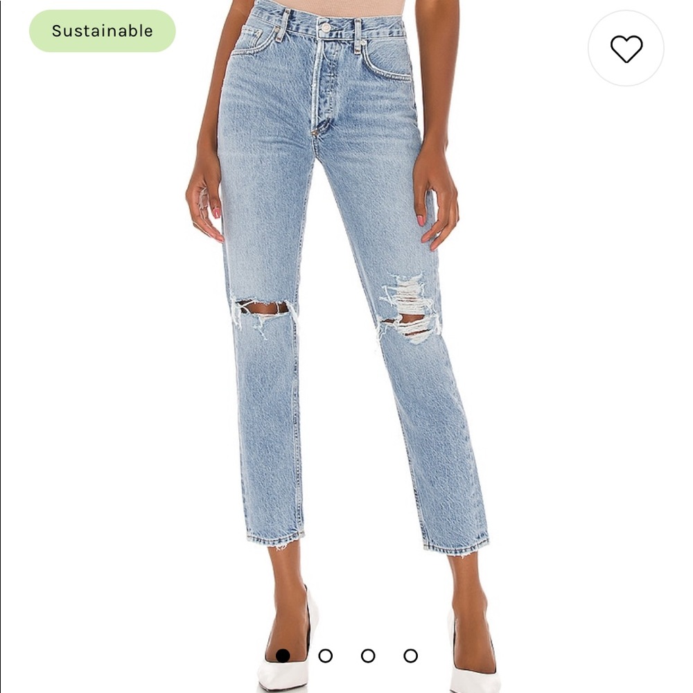 AGOLDE Jamie High Rise Classic in Spectator - size 25